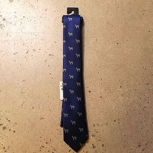 Express navy blue with zebra print narrow …